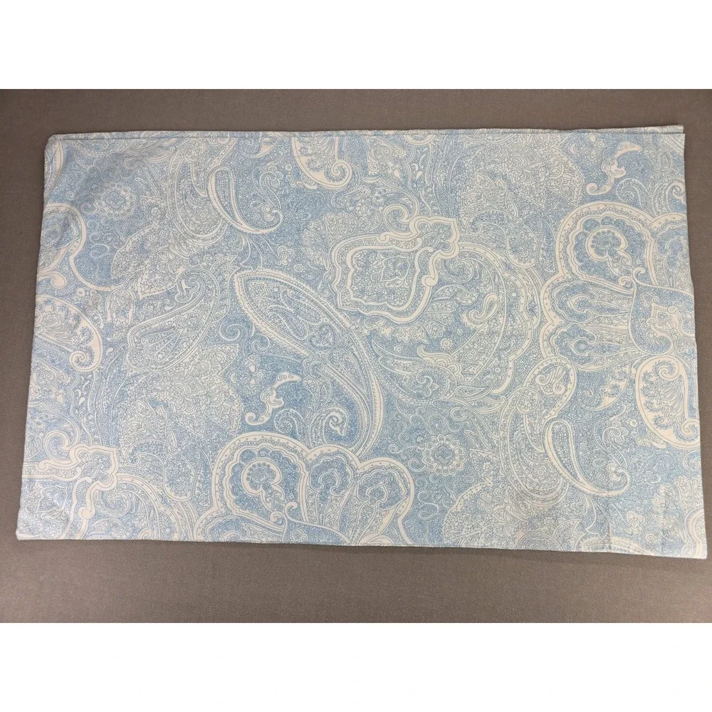 2 x Lauren Ralph Lauren Pillow Case 100% Cotton Bahrain Made Hartfield Paisley